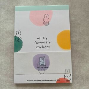 miffy【日本未販売】ミッフィー ステッカーブック シール　nijntje シール帳