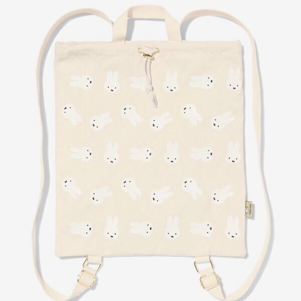 miffy【日本未販売】キッズ用キャンバスナップサック バックパック ミッフィ ナインチェ nijntje