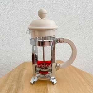 bodum【日本未販売】フレンチプレスコーヒーメーカー　ベージュ　3 cup