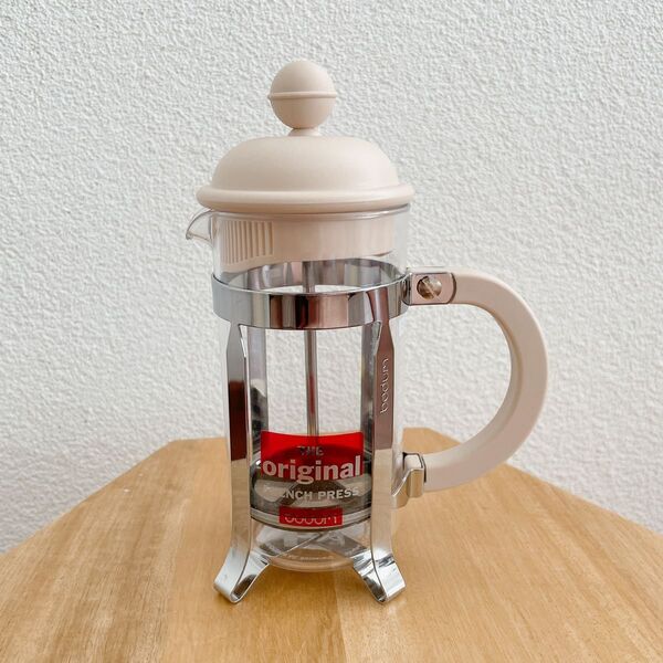 bodum【日本未販売】フレンチプレスコーヒーメーカー ベージュ 3 cup