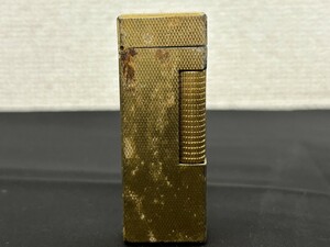 A2　Dunhill　ダンヒル　ガスライター　ゴールドカラー　ヴィンテージ　現状品