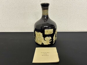 未開栓　A2　SUNTORY THE WHISKY　サントリー ザ ウイスキー　750ml　43％　有田焼　陶器ボトル　約1414g　古酒　現状品