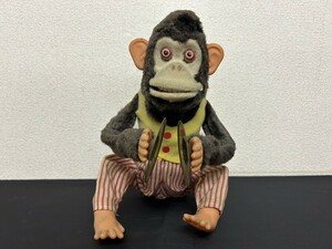 昭和レトロ　A2　おさるのシンバルくん　猿　サル　人形　当時物　トイストーリ　高さ約26㎝　現状品