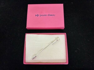 A2　TASAKI　田崎真珠　タサキ　PASONA　ピンブローチ　真珠　パール　箱付　ブランドアクセサリー　現状品