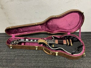 比較的美品 Gibson ギブソン Les Paul CUSTOM レスポール カスタム エレキギター 純正ハードケース CS301455 ブラック 弦楽器 A3 現状品