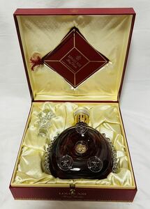 REMY MARTIN レミーマルタンルイ13世 旧タイプ　金キャップ　バカラ クリスタルボトル　替栓・冊子・化粧箱付き！☆空瓶扱い