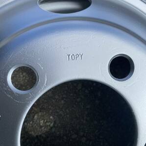 (送料無料2)いすゞ・エルフ TOPY TK 16×5.5J 116.5-8TC 5穴 両面再塗装 2本 在庫多数の画像3