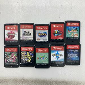 【1円～】ニンテンドースイッチソフト 10本 まとめ売り スマブラ ポケモン スプラ どうぶつの森 カービィ マリオ 釣りスピ【ジャンク品】