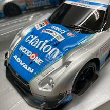 【1円～】ラジコンカー ウッドワン アドバン クラリオン GT-R SUPER GT 2008 車 おもちゃ【中古品】_画像3