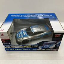 【1円～】ラジコンカー ウッドワン アドバン クラリオン GT-R SUPER GT 2008 車 おもちゃ【中古品】_画像7