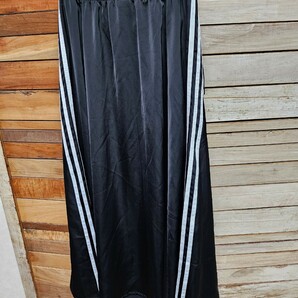 adidas Originals アディダス オリジナルス W LONG SATIN SKIRT ロングサテンスカート ブラック size Mの画像6