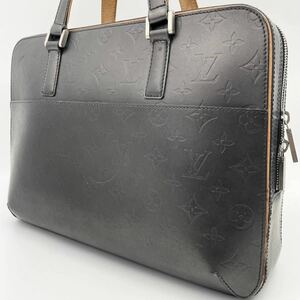 1円【入手困難】LOUIS VUITTON ルイヴィトン ビジネスバッグ ブリーフケース ハンド モノグラムマット レザー マルデン ノワール 黒 メンズ