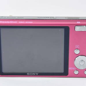 ★極上品★ ソニー SONY Cyber-Shot DSC-W320 コンパクトデジタルカメラ ピンク B123 #770の画像4