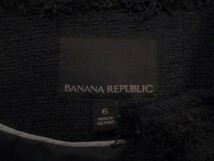 BANANA REPUBLIC・バナナリパブリック☆フリンジトリム♪ノーカラーツイード地ジャケット 6 良品 卒業式/入学式/セレモニーに♪_画像7