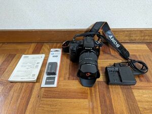 【中古】SONY ソニー α350 一眼レフデジタルカメラ DSLR-A350＋レンズ DT 3.5-6.3/18-200