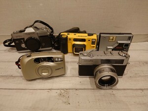 sr1234 029 動作未確認 カメラ まとめ売り MINOLTA KYOCERA Canon kinon フィルムカメラ 一眼レフ 撮影機材 現状品 中古