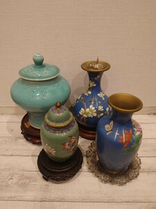 sr1234 178 ツボ 花瓶 まとめ売り 中国美術 壺 焼き物 美術品 現状品 中古