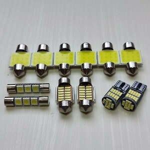 CV系 デリカD5 前期 爆光！T10 LED ルームランプ 12点セット ホワイト 三菱 /t31/t28/f3/26