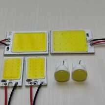 フルCOB RK5/6 ステップワゴン スパーダ 後期 超爆光! T10 LED ルームランプ 6個セット ホワイト ホンダ /c24/c18/c1_画像1