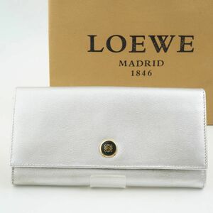 新品未使用　LOEWE 長財布　アマソナ　アナグラム　アイコン　がま口