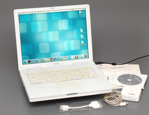OS9クラシック起動/Apple iBook G4〈14-1.33GHz Late 2004 M9627J/A〉A1055 完動美品●072