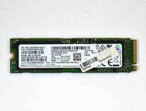 SAMSUNG M.2 2280 NVMe SSD 256GB /健康状態94%/累積使用3936時間/PM961/動作確認済み, フォーマット済み/中古品