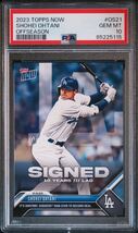 Topps Now 大谷翔平 2023 Dodgers 24時間限定販売カード OS-21 初ドジャースカード オークション　一円出品　psa10 GEMMINT_画像1