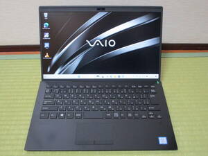 「美品級 ハイスペックモデル」 VAIO　VJPK11C11N　 Win11 Pro 　Core i 5-8265U　8GB　新品SSD 500GB　Webカメラ　　M S office 365