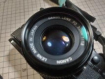 Canon A-1 ジャンク　FD 50mm 1:1.8 シャッター鳴き？　動作不良_画像3