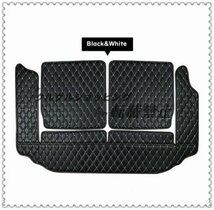 ラゲッジマット スズキ ジムニーJB64 JB74 2019-2023に適用 3枚 専用のトランクマット 3Dフルカバーカーゴマット Black&White_画像5