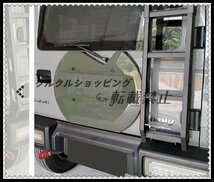 新型スズキジムニー スペアタイヤレスカバー JB64JB74 リアゲートカバー 背面レスカバー スムージングパネル_画像3