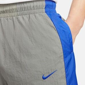 新品 送料込 NIKE NSW CF CB I2SP WOVEN PANTS Sサイズ 灰/青 ナイキ ウーブン パンツ ナイロン ルーズフィット テーパード トレーニングの画像3