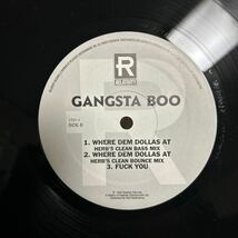 Gangsta Boo / WHERE DEM DOLLAS AT / F・・K YOU / LP レコード_画像5