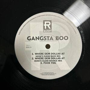 Gangsta Boo / WHERE DEM DOLLAS AT / F・・K YOU / LP レコードの画像5