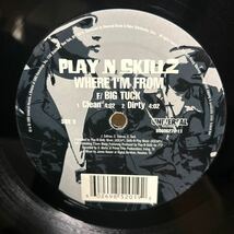 Play-N-SkillZ feat. Frankie J / Are You Still Alone / WHERE I'M FROM / LP レコード_画像4