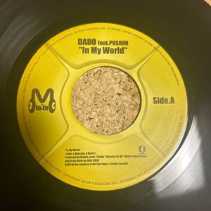 DABO feat. PUSHIM / In My World / EP レコード