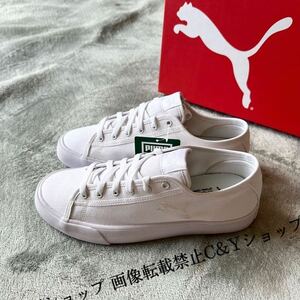 28.0cm 新品 PUMA プーマ Bari Cat CV バリ キャット キャンバス スニーカー シューズ ベージュ 白 ホワイト 388813-02