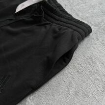 格安送料 XL （O）サイズ 新品 adidas アディダス スウェットパンツ 黒 ブラック フリース フレンチテリー テーパードパンツ LL GK8897_画像4