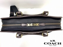 極美品☆送料無料★ コーチ COACH メンズ レザー ディレクターズ 2Way ビジネスバッグ ブリーフ ショルダーバッグ_画像5