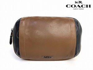 美品★送料無料★ コーチ メンズ COACH グラハム レザー ユーティリティ ボディバッグ ショルダー ウエストバッグ