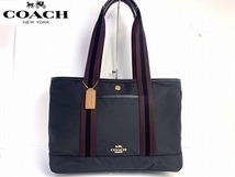 美品★送料無料★ コーチ COACH エリス トート バッグ 肩掛け可能 CA208 ブラック_画像1