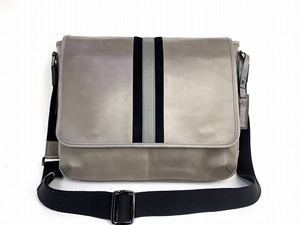 良品★送料無料★ BURBERRY BLACK LABEL メンズ バーバリー ブラック レーベル レザー ショルダーバッグ メッセンジャーバッグ