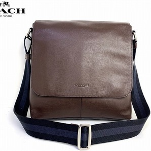 美品★送料無料 コーチ メンズ COACH サリバン レザー メッセンジャーバッグ ビジネス ショルダー バッグ 