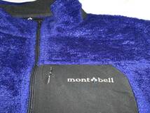モンベル/mont-bell/メンズL/青ブルー/フリース/ジャケット/ジャンパー/防寒保温/暖かい/防風/アウトドア/_画像2