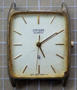 ★即決★送料無料★ヴィンテージ★パーツ取り用ヘッドのみ★CITIZEN 2830A 搭載/シチズン 2830-262824 メンズ腕時計★電池交換済★動作品★