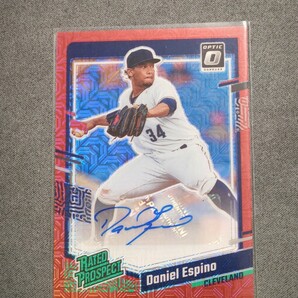 【49枚限定 ラストナンバー】Daniel Espino Panini Donruss optic Baseball Rated prospect RC ルーキーカード の画像1