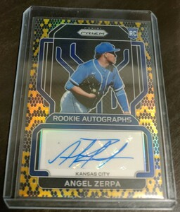 Angel Zerpa 35枚限定 直筆サイン カード パラレル Panini PRIZM 2022 baseball /35 MLB RC Auto