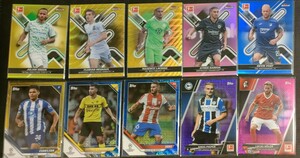 Topps パラレル シリアル カード 10枚セット ブンデスリーガ チャンピオンズリーグ アトレティコ・マドリード ドルトムント など