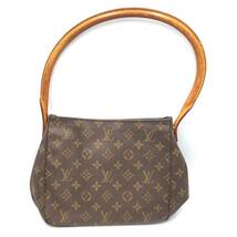 BAm161N 80 LOUIS VUITTON ルイヴィトン ルーピングMM M51146 モノグラム ショルダーバッグ ブランドバッグ 廃番_画像1