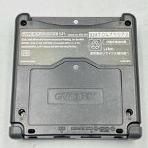 BBg083R GBA ゲームボーイアドバンスSP AGS-001 オニキスブラック 本体 ソフト テニスの王子様2004 充電器 ACアダプター まとめ セット_画像8